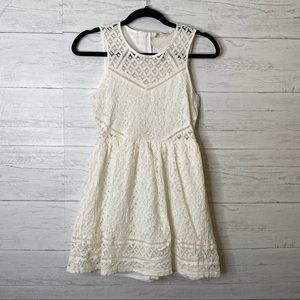 🌈 Pool brand lace fit and flare mini dress